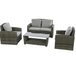 Conjunto POLYNESIA NATURAE de ratán sintético