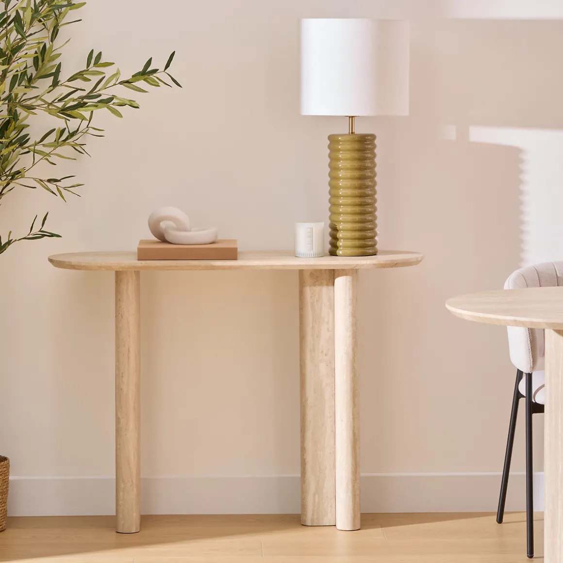 Consola ANAYA beige de mdf