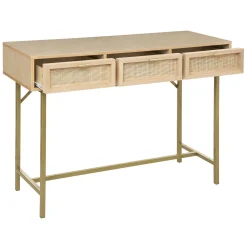 Consola RAYO beige con 3 cajones