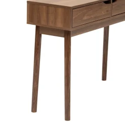 Consola SLIDY marrón de mdf con 2 cajones