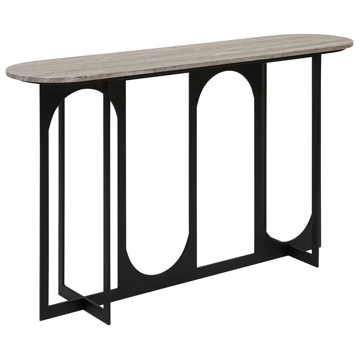 Consola TUSCO negra 140cm