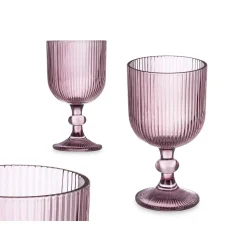 Copa De Agua Rayas Rosa 37Cl