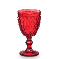 Copa De Vino Diamante Rojo 22cl