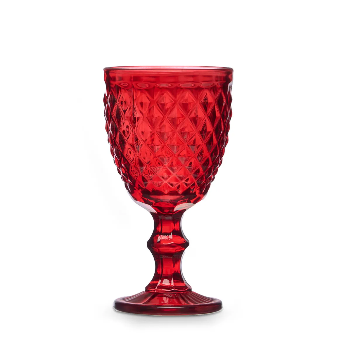Copa De Vino Diamante Rojo 22cl