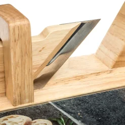 Cortadora Charcutería Con Tabla Madera