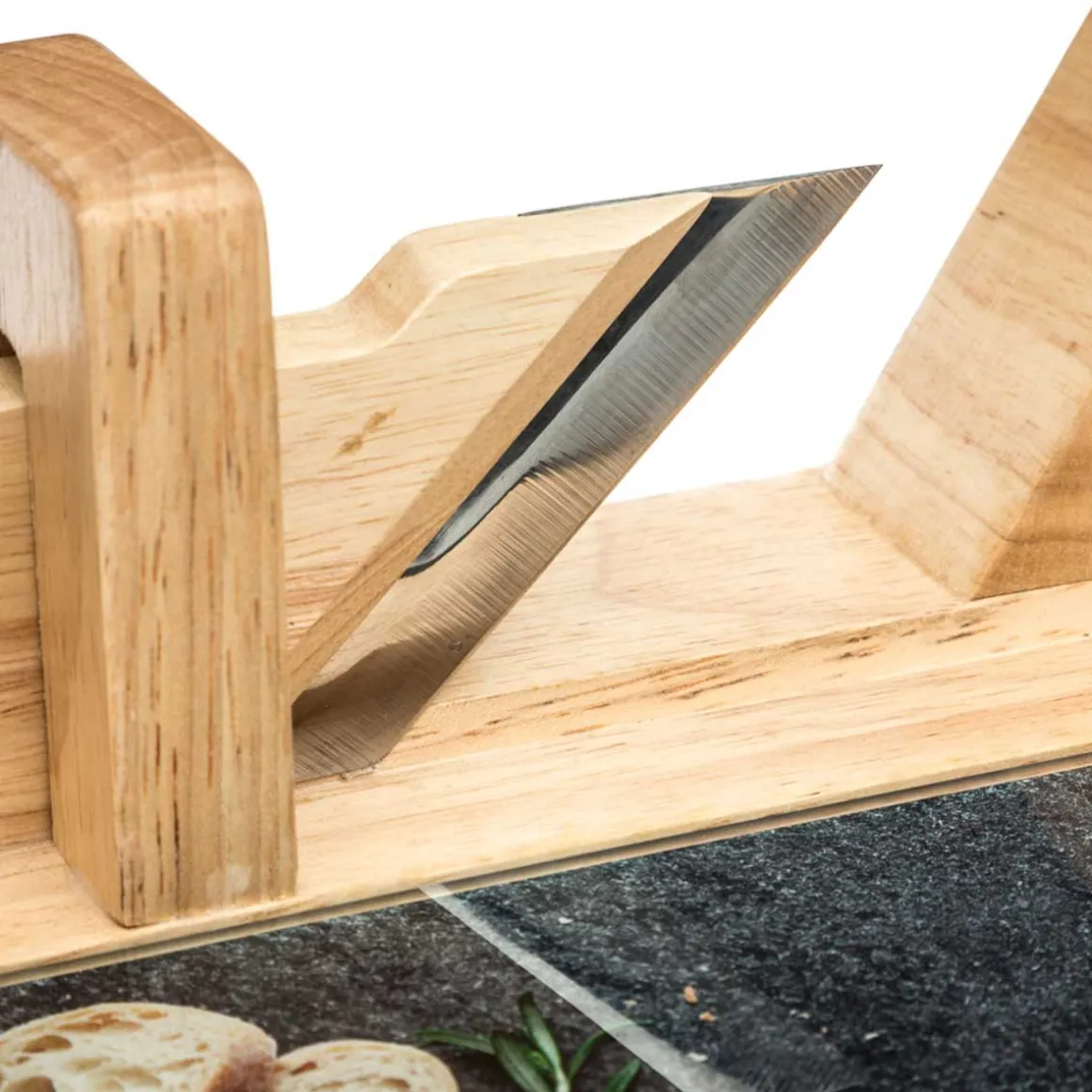 Cortadora Charcutería Con Tabla Madera