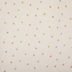 Cortina beige con mini triángulos 140x260Cm