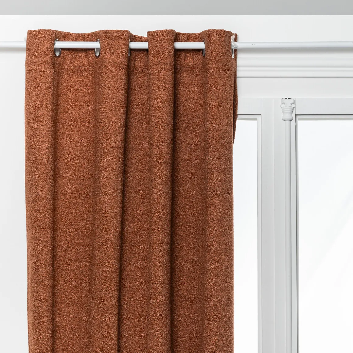 Cortina Bouclette Terracota 140x260cm