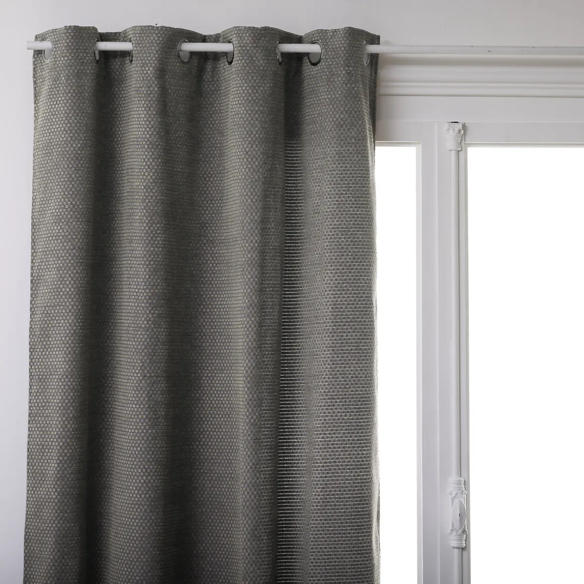 Cortina Chen Opaca Gris 140x260Cm