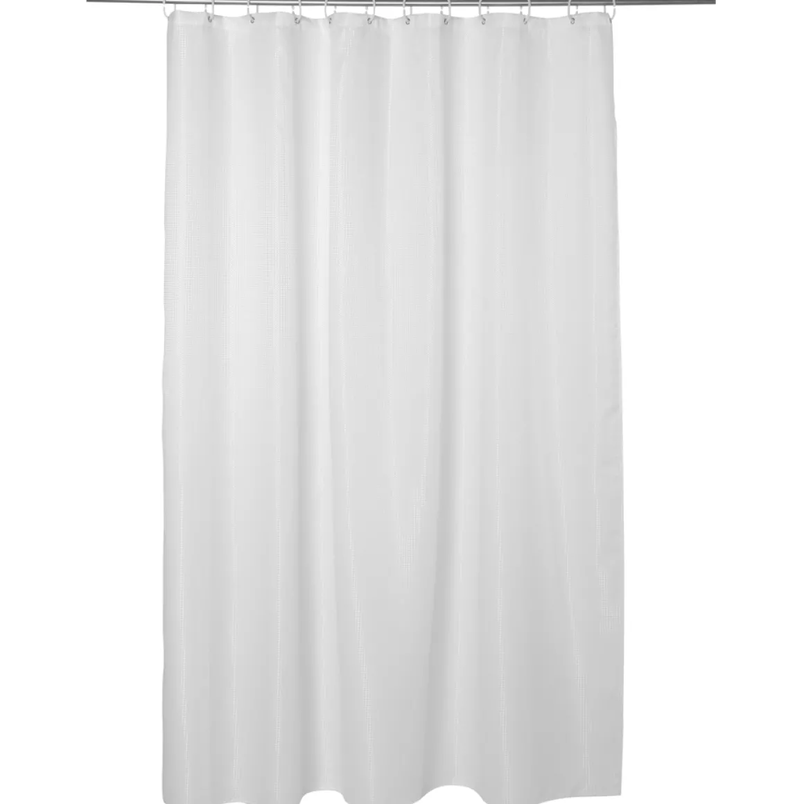 Cortina De Ducha Blanca De Poliéster