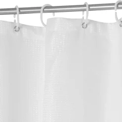 Cortina De Ducha Blanca De Poliéster
