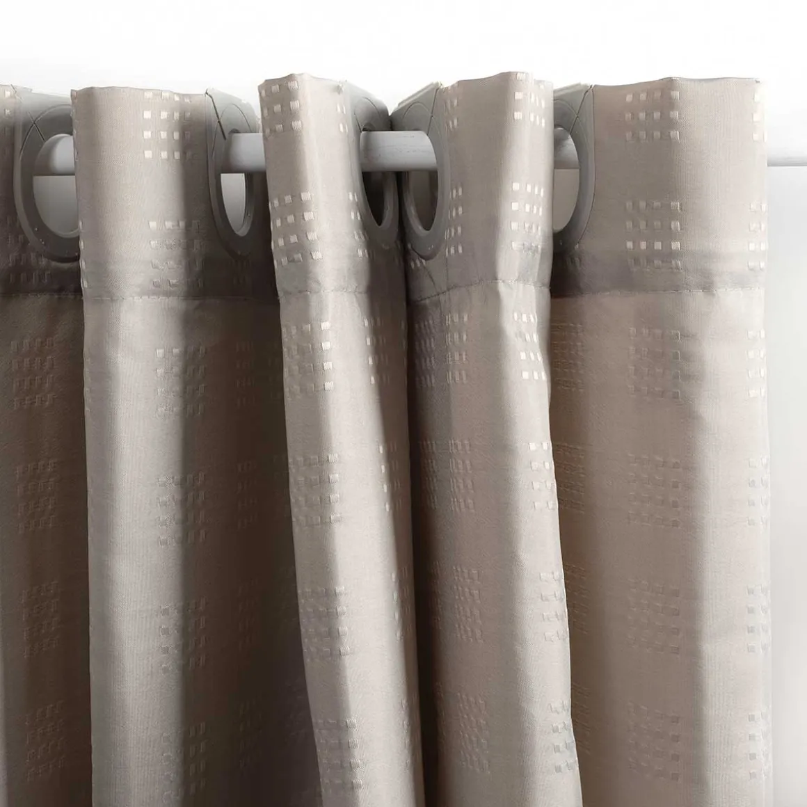 Cortina De Ducha Gris Pardo 180x200cm