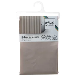 Cortina De Ducha Poliéster Color Lino