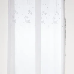 Cortina Estrellas Bordado Blanco 140x240cm