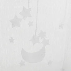 Cortina Estrellas Bordado Blanco 140x240cm