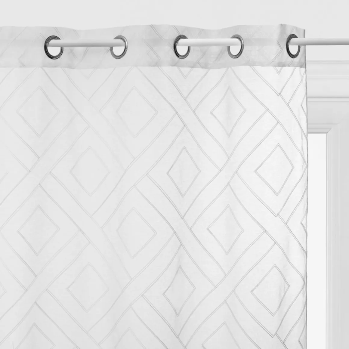 Cortina Etnik Blanca 140x240Cm