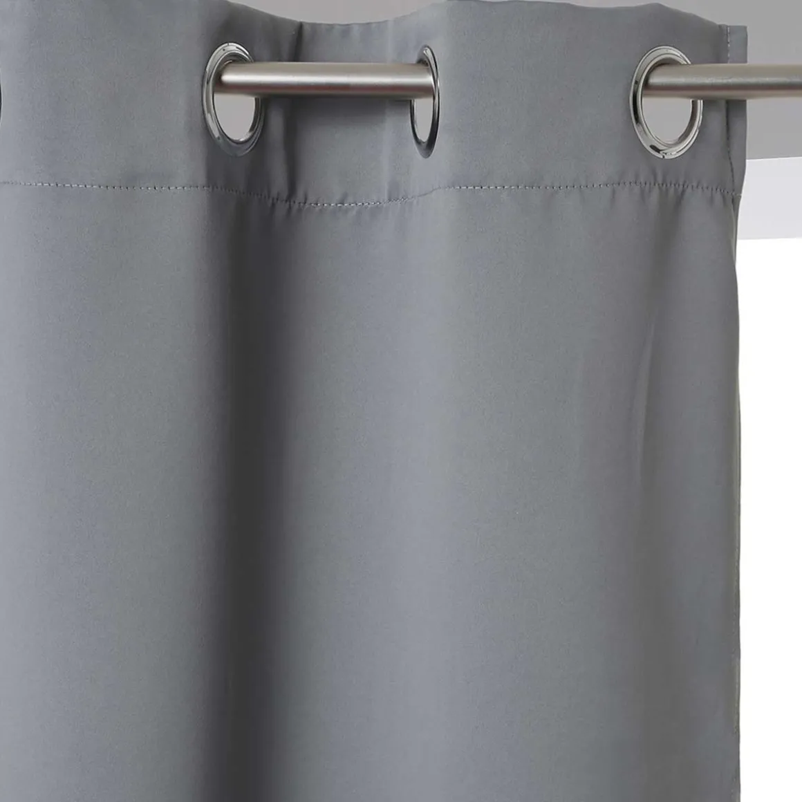 Cortina Gris Claro Opaca 140x260Cm