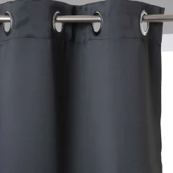 Cortina Gris Oscuro Opaca 140x260Cm
