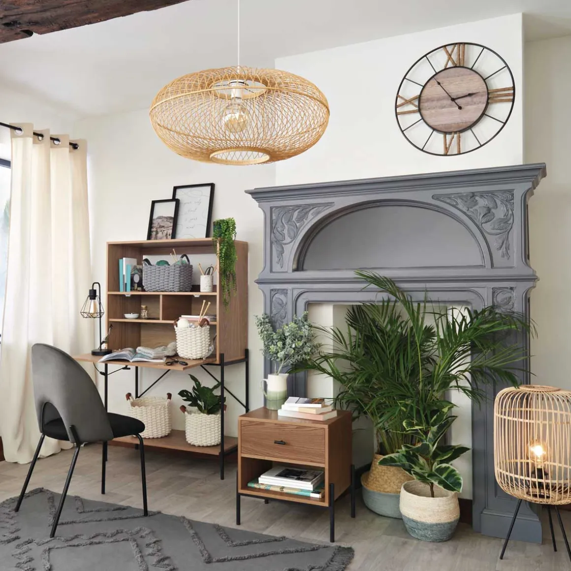 Cortina LILOU marfil 140x260cm