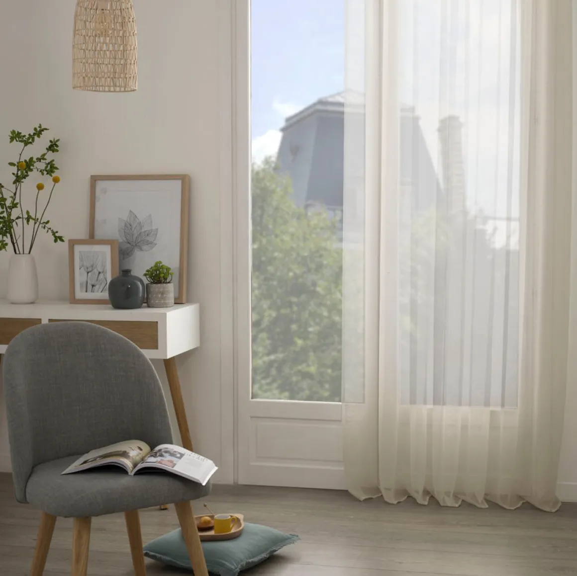 Cortina MOLY lino 135x240Cm