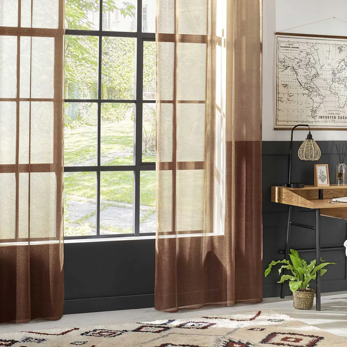 Cortina Moly Terracota 135x240cm