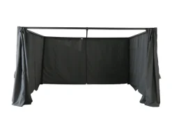 Cortinas para pérgola palmera gris ardosia