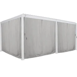 Cortinas y mosquiteras para pérgola EVORA blanco