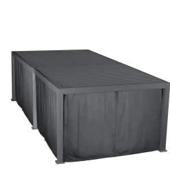 Cortinas y mosquiteras para pérgola ÉVORA graphite