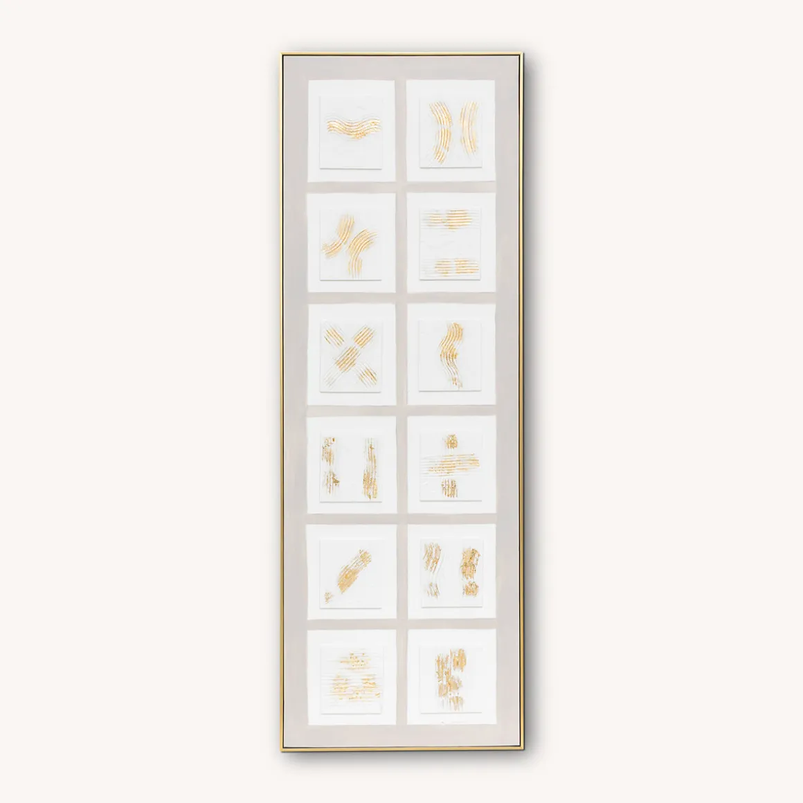 Cuadro 3D CURTIS taupe 51.6x151.7cm