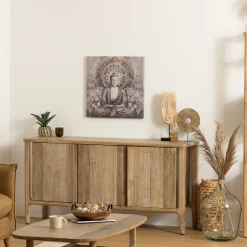 Cuadro Decorativo Buda 58x2.8x58Cm