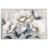 Cuadro decorativo con relieve de flores MARGARET