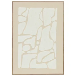 Cuadro decorativo 3D ZIAD beige 70x50cm