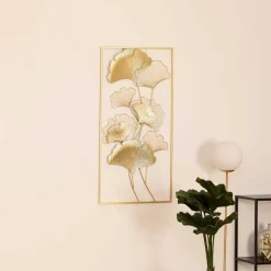 Cuadro Decorativo Ginko Metal 50x100Cm