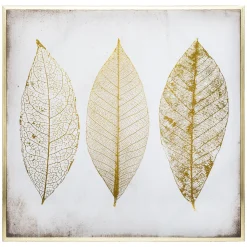 Cuadro Decorativo Hojas 58x58Cm