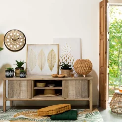 Cuadro Decorativo Hojas 58x58Cm