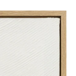 Cuadro decorativo KOHANA con relieve blanco