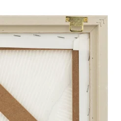 Cuadro decorativo KOHANA con relieve blanco