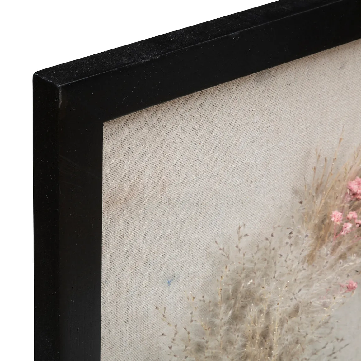 Cuadro decorativo NIA com flores secas 55x55cm