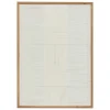 Cuadro decorativo TISSIA beige 70x50cm