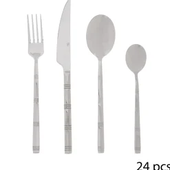 Cubertería 24 Pzas Borah Inoxidable