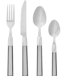 Cubertería 24 Pzas Tamaris C/Mango Gris