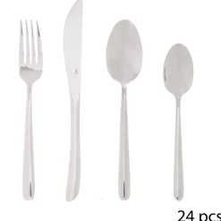 Cubertería ORBA con 24 pzas de acero inoxidable