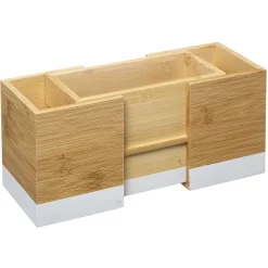 Cubertero extensible de bambú