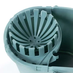 Cubo con escurridor azul 16l