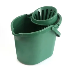 Cubo Con Escurridor Natural Green