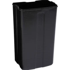 Cubo de basura ARIANE negro metálico 30l