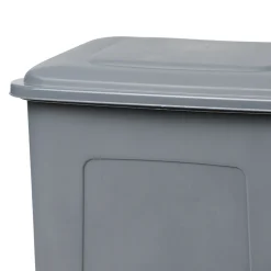 Cubo De Basura Con Pedal Gris 35L