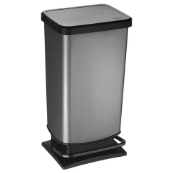 Cubo De Basura Con Pedal 40L Carbono