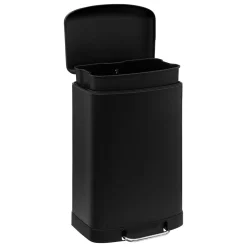 Cubo De Basura Con Pedal 50L Negro
