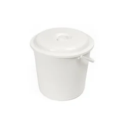 Cubo De Basura Con Tapa 16L Europa Blanco